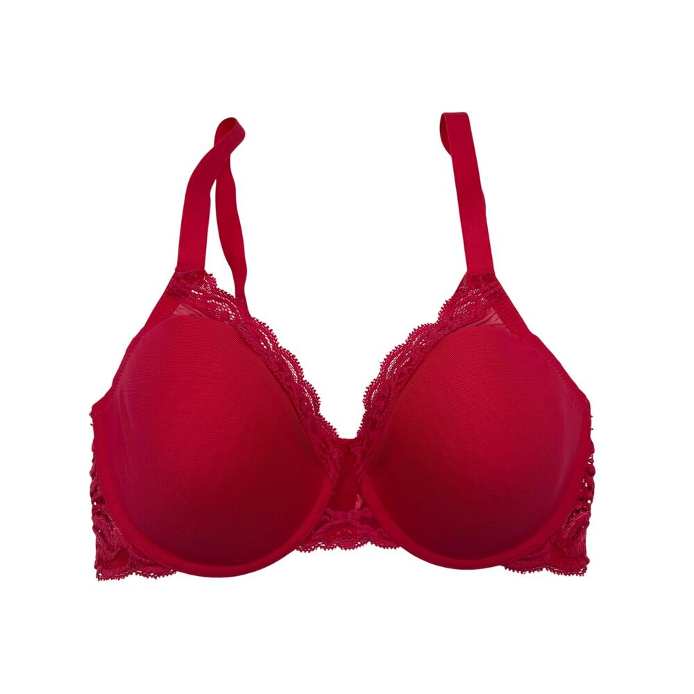 NATORI 741299 FEATHERS FULL COVERAGE BRA DARK PINK SIZE 34D